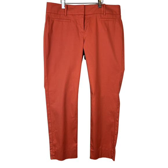 Ann Taylor Pants - Ann Taylor "Devin Fit" Rust/Burnt Orange Spice cropped pants Sz. 4